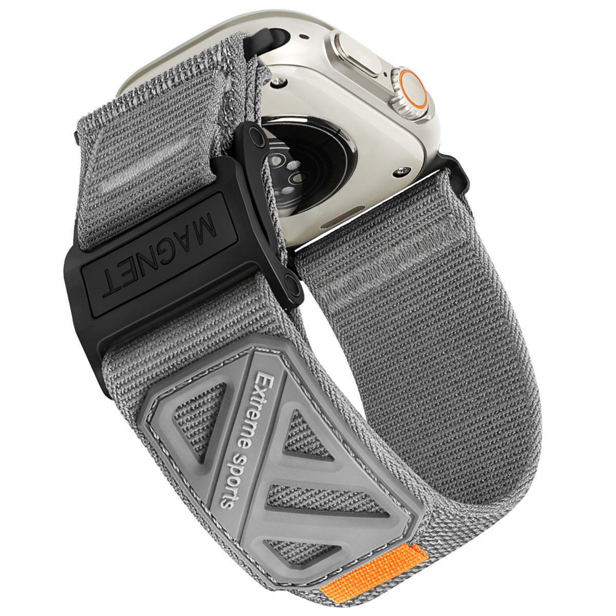 Robustes Nylon-Magnetarmband für Apple Watch – Alltagstauglicher Komfort