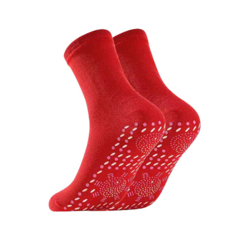 Tourmaline Heated Socks With Acupressure For Fitness