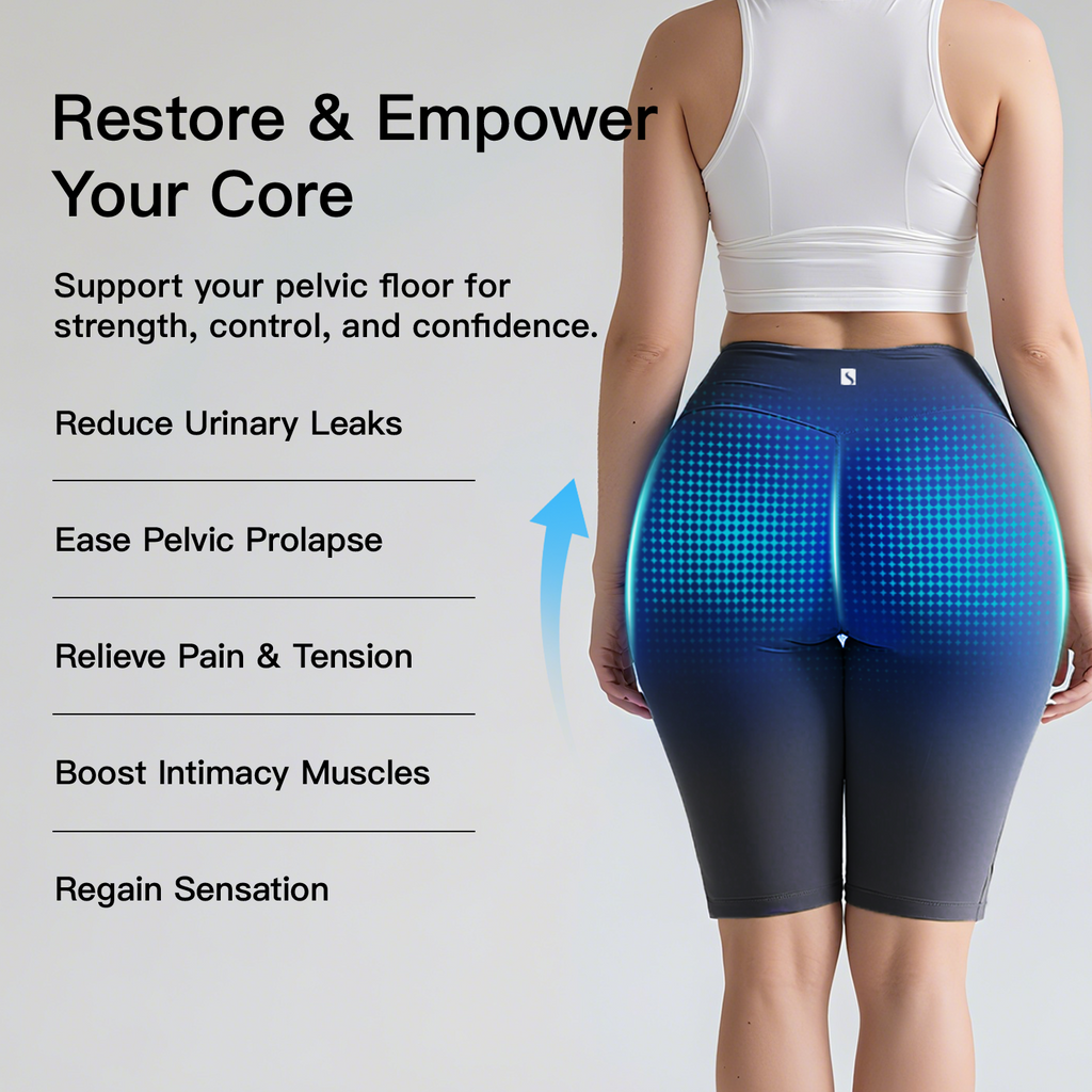 Mindennapi leggings EMS-sel a jobb alsótest formálásáért és állítható intenzitással