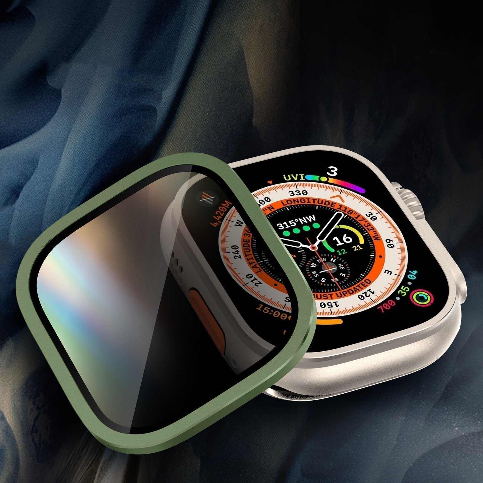 SkyGuard titanový ochranný kryt soukromí pro Watch Ultra 2