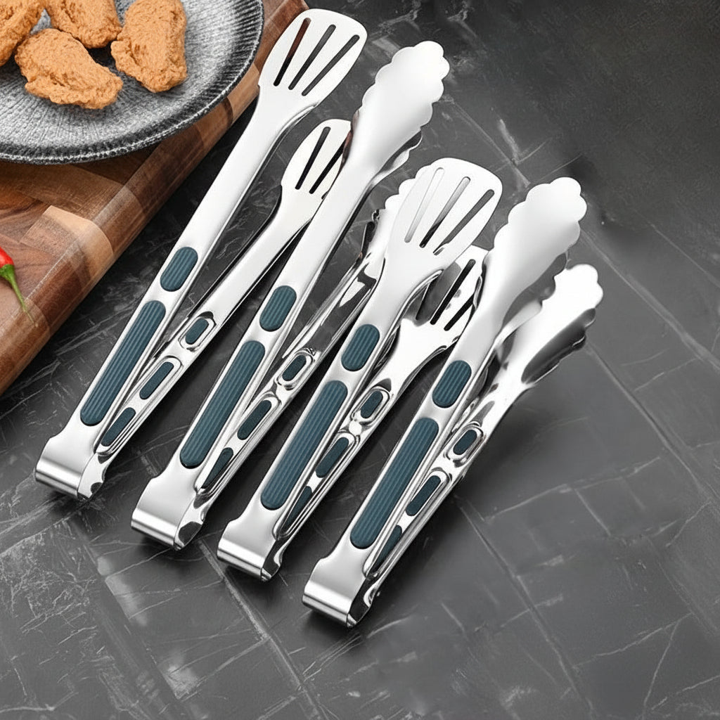 Servetong Stainless Steel Tongs With Secure Grip For Precise Serving