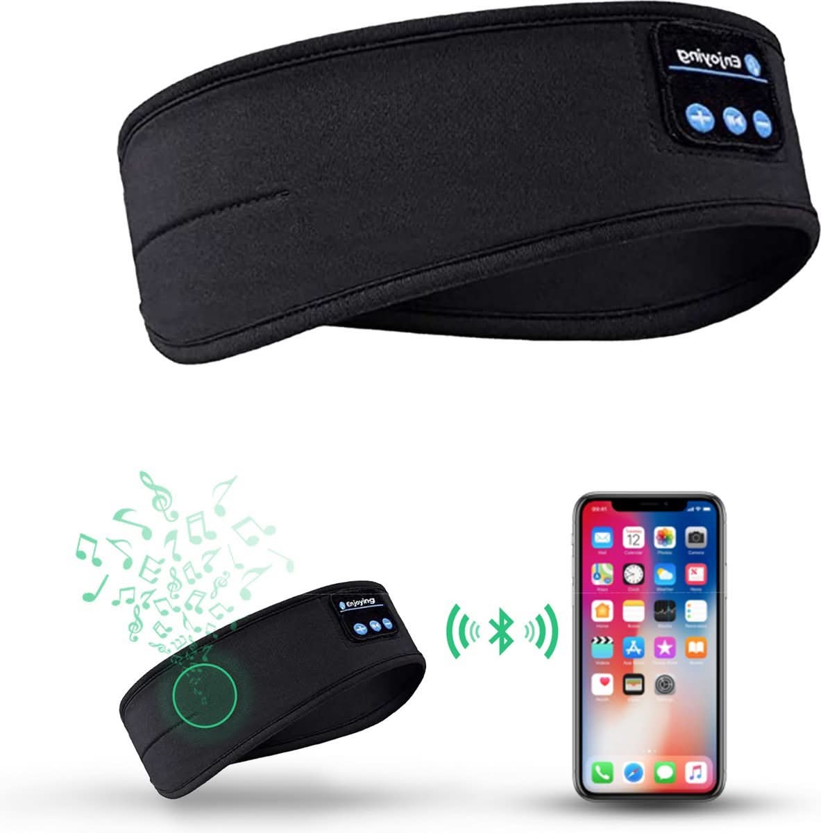 NebulaSound Bluetooth Uyku Bandı Rahat Uyku ve Derin Rahatlama İçin