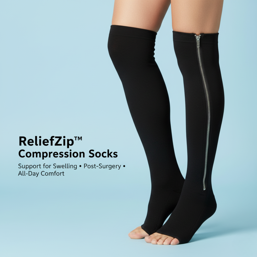 ZenStride Support Socks For Instant Comfort From Swelling And Leg Fatigue