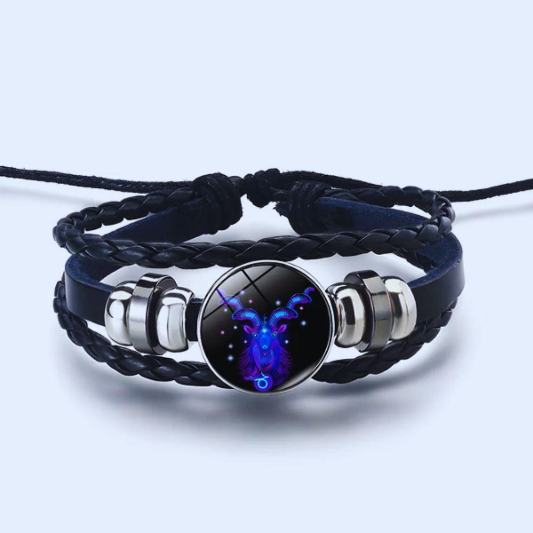 Zodiac-Armband für tägliche Ruhe und Ausgeglichenheit, fördert Frieden und Glückseligkeit