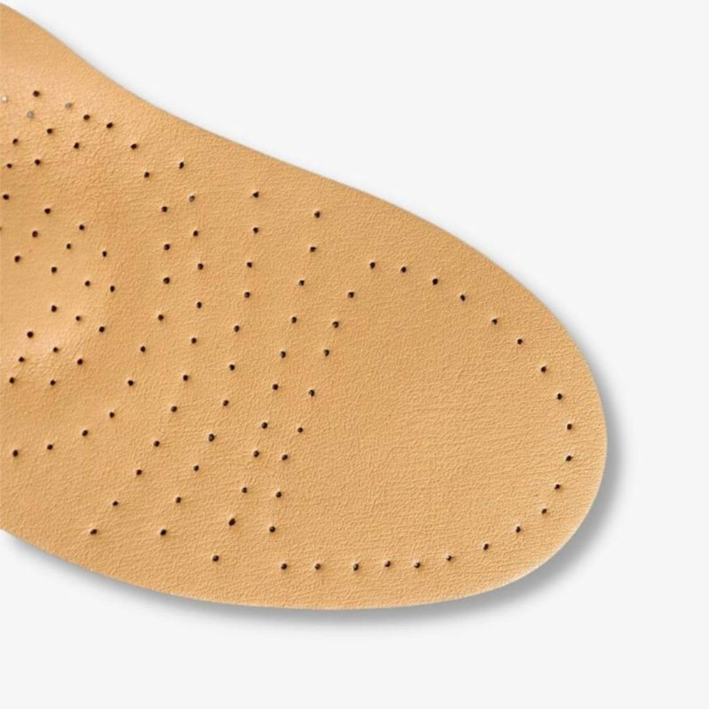 LeatherGuard Orthopedic Leather Shoe Insole | Shock Absorption - Arch Support - Comfortable Insole - Foot Pain Relief - Moisture Wicking