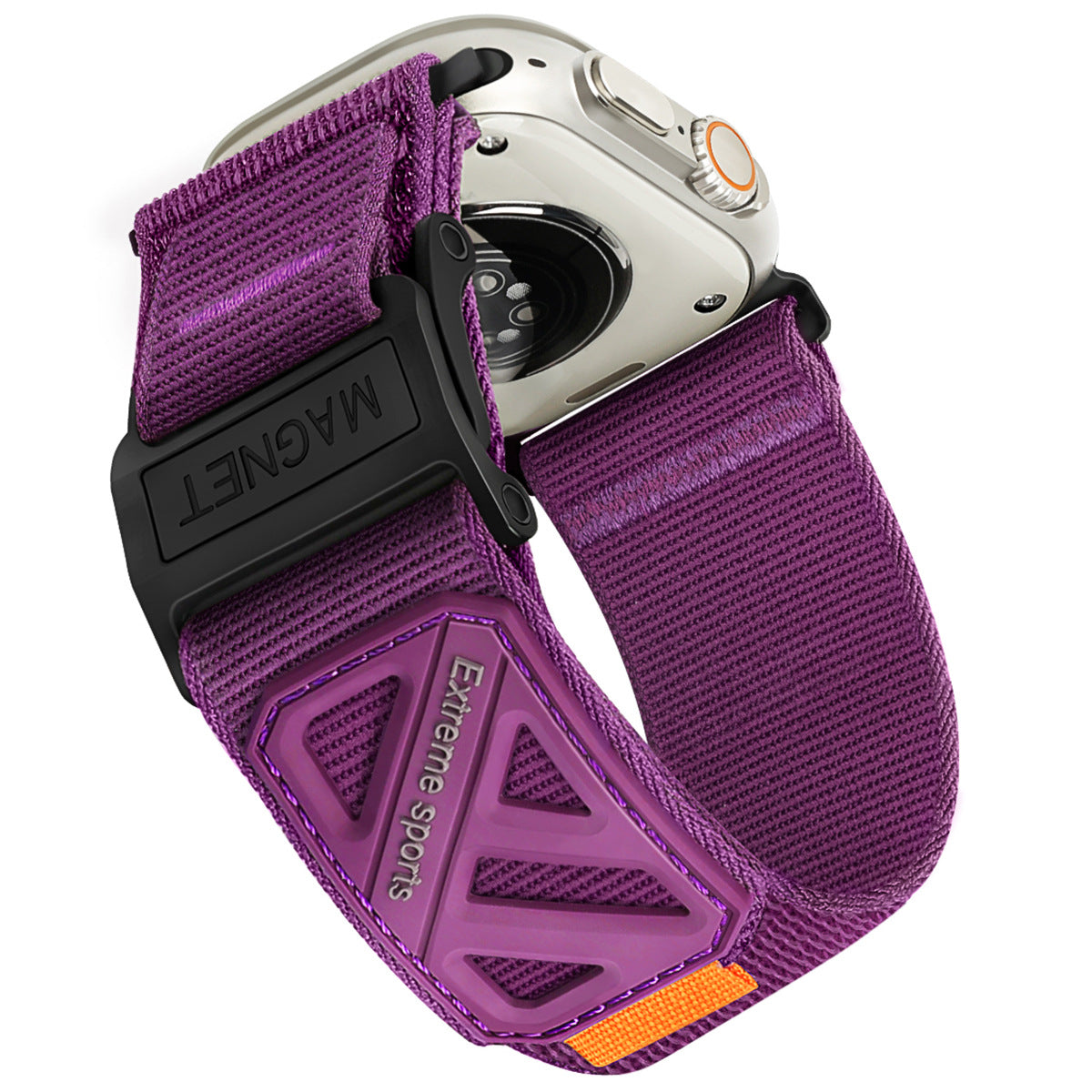 Robustes Nylon-Magnetarmband für Apple Watch – Alltagstauglicher Komfort