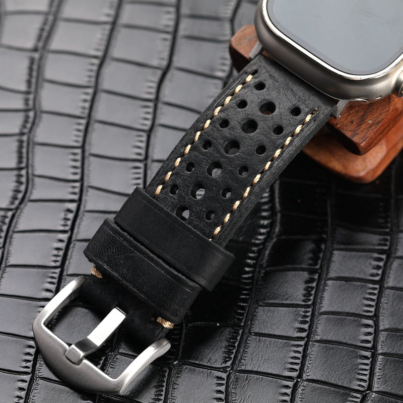 ForgeCrest vintage bőrszíj Apple Watch Ultrahoz