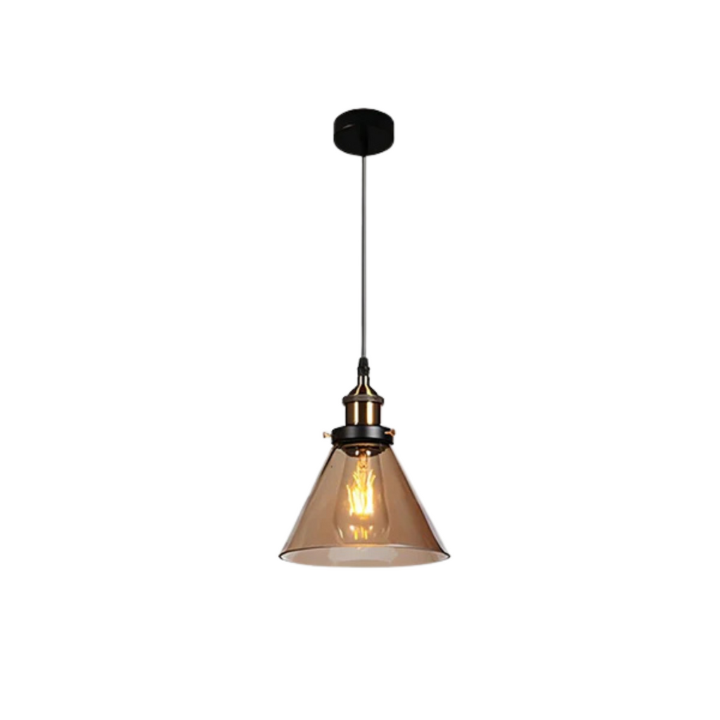 Aurora Vintage Glass Pendant Light for Dining Rooms and Living Spaces