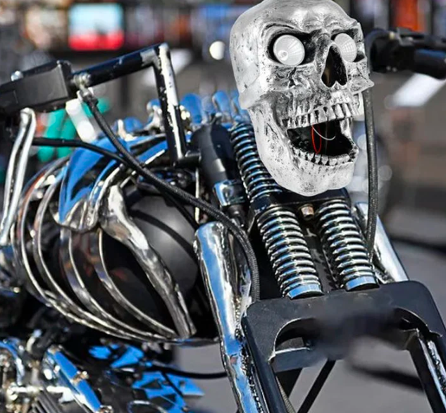 Luz de calavera para motocicletas, LED brillante para conducción nocturna y presencia audaz en la carretera