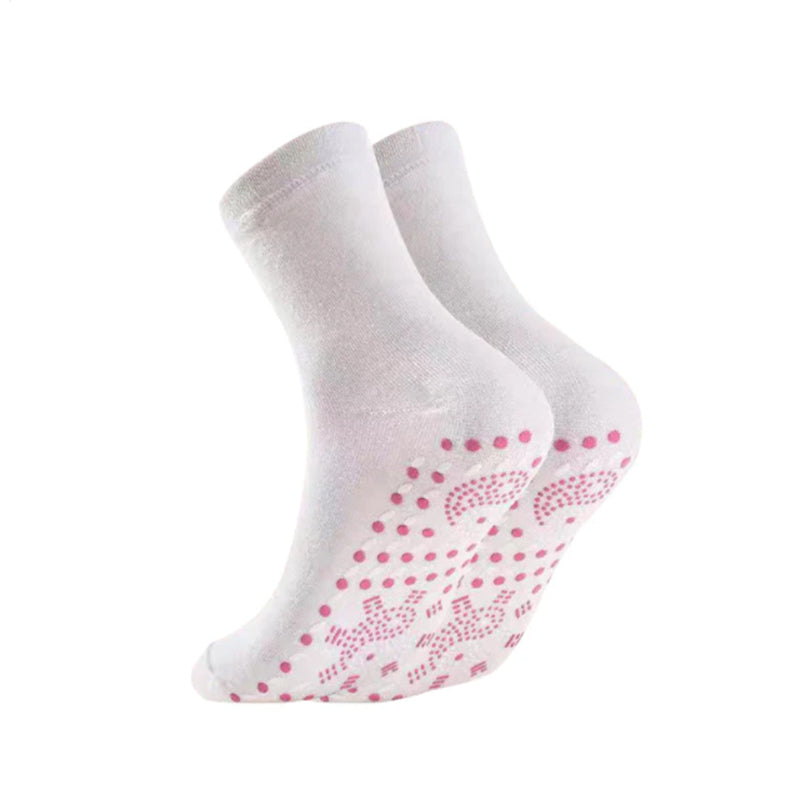 Tourmaline Heated Socks With Acupressure For Fitness