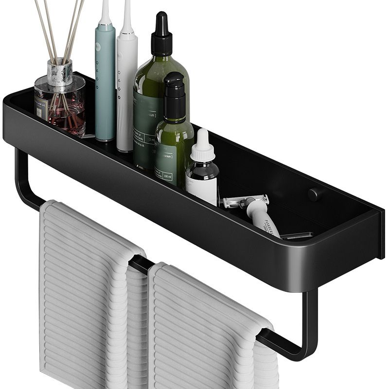 Kit de herrajes moderno para organizador de baño de aluminio para baños domésticos