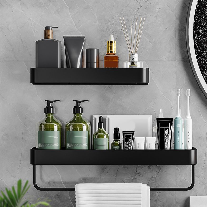 Kit de herrajes moderno para organizador de baño de aluminio para baños domésticos
