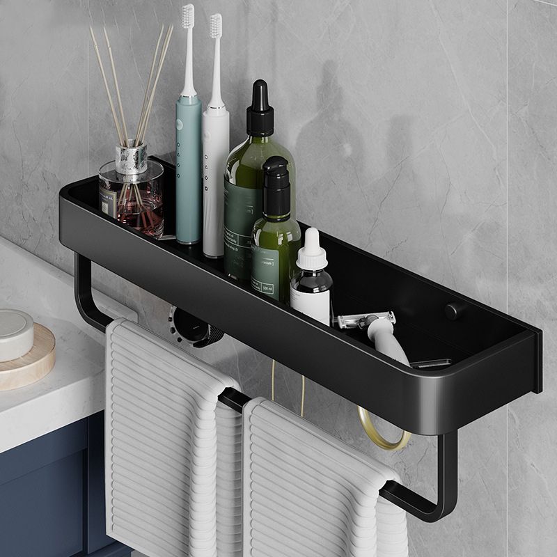 Kit de herrajes moderno para organizador de baño de aluminio para baños domésticos