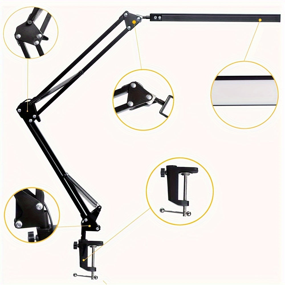 Flexiglow Clip-On LED Lamp With Adjustable Brightness and 3 Color Temperatures, 10 Levels