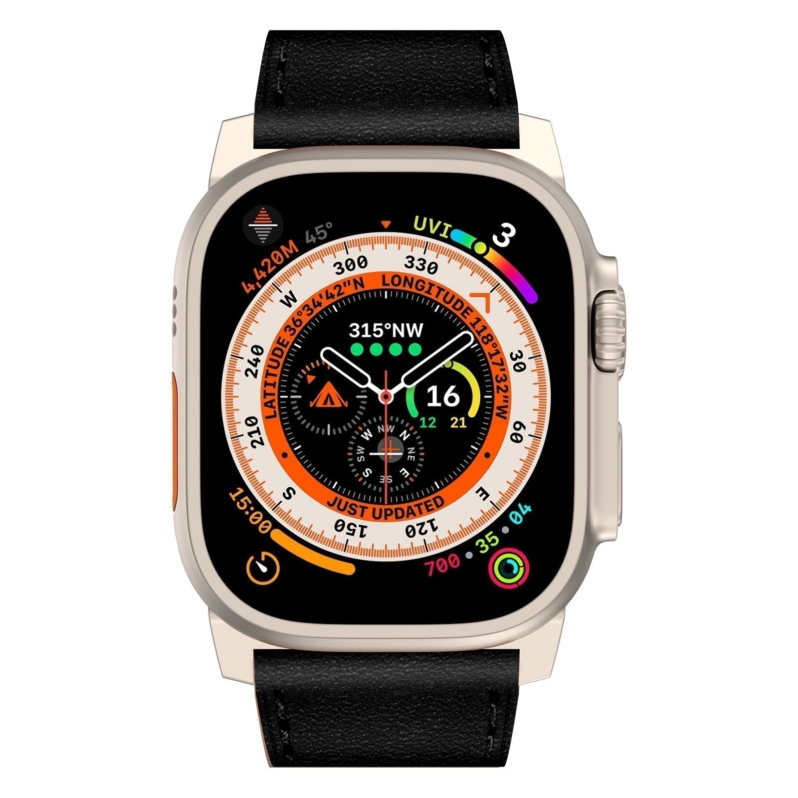 Summit Ridge Crazy Horse kožený řemínek pro Apple Watch, odolný