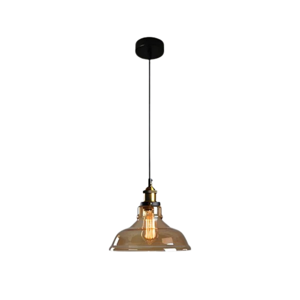 Aurora Vintage Glass Pendant Light for Dining Rooms and Living Spaces