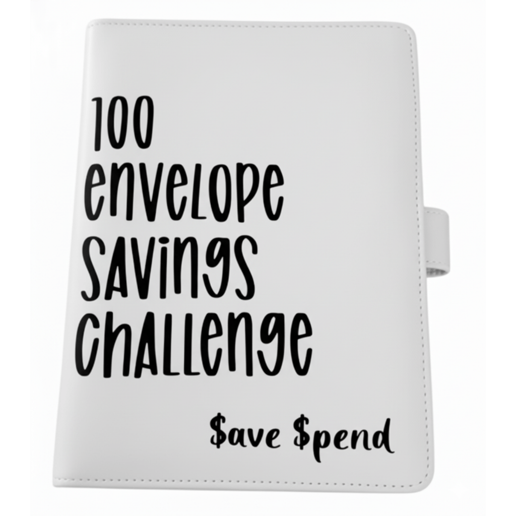 BrightNest 100 Výzva obálek Budget Binder pro rodiny Odolný organizér A5