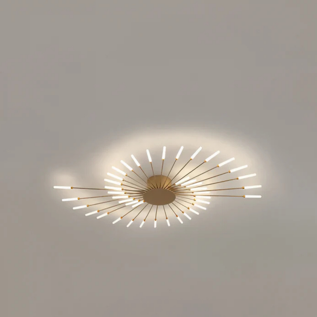AstraGlow Luxe spiraalinen LED-kattovalaisin olohuoneeseen