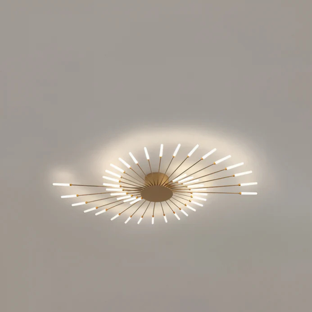 AstraGlow Luxe spiraalinen LED-kattovalaisin olohuoneeseen