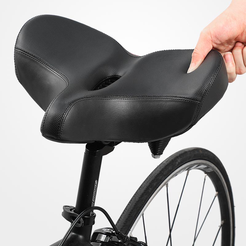 RideEase Ergonomic Extra Wide Breathable Bike Saddle