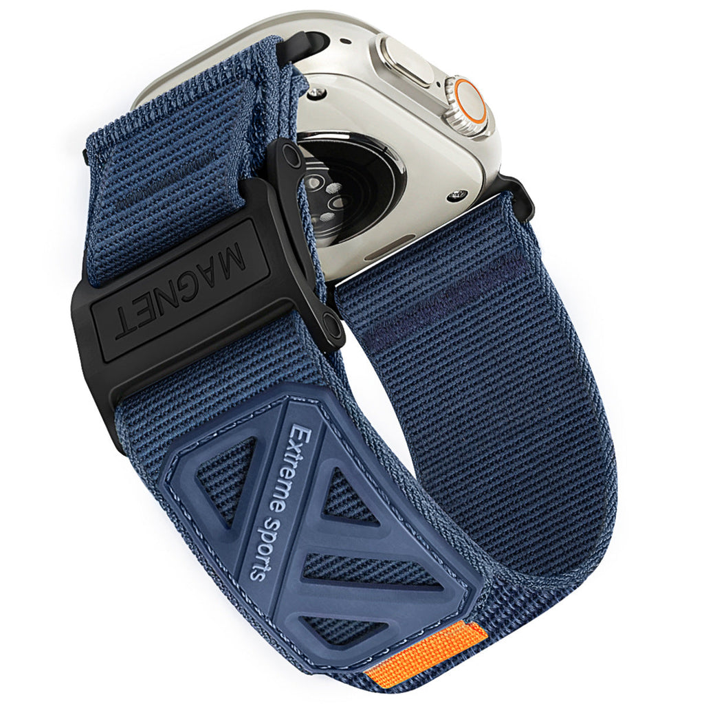 Robustes Nylon-Magnetarmband für Apple Watch – Alltagstauglicher Komfort