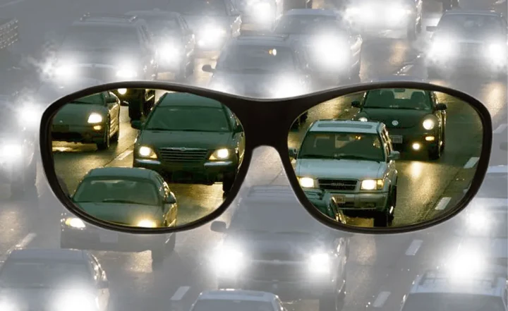 Headlight Drive Glasses For Safer Night Driving With Anti Glare Lenses