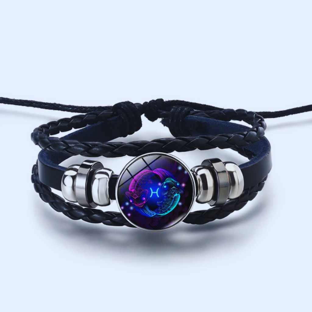 Zodiac-Armband für tägliche Ruhe und Ausgeglichenheit, fördert Frieden und Glückseligkeit