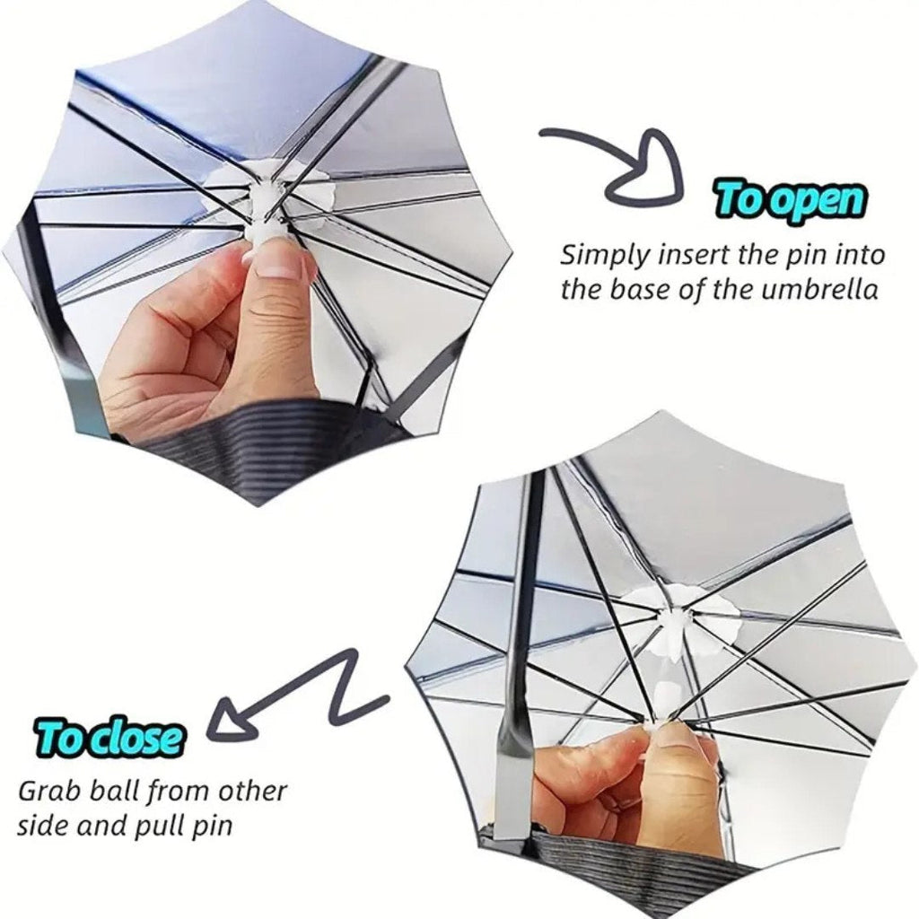 ShadeMate Umbrella Hat With UV Protection For Sun And Rain Everyday Use