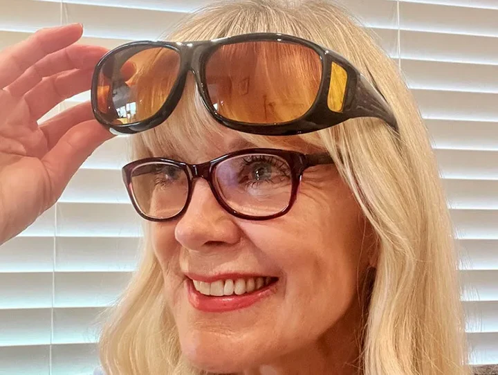 Headlight Drive Glasses For Safer Night Driving With Anti Glare Lenses