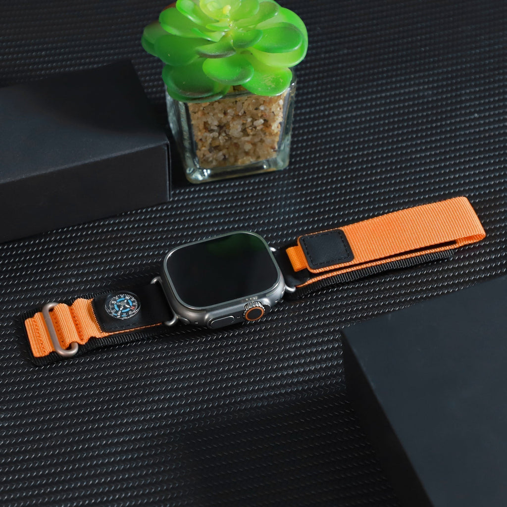 Cinturino TerraWeave Compass in Nylon con Anello per Apple Watch