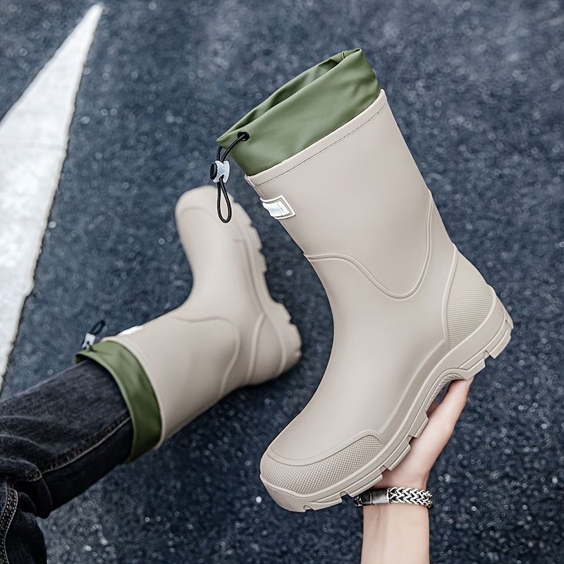 Rainstep Waterproof Mid-Calf Boots For Men And Women