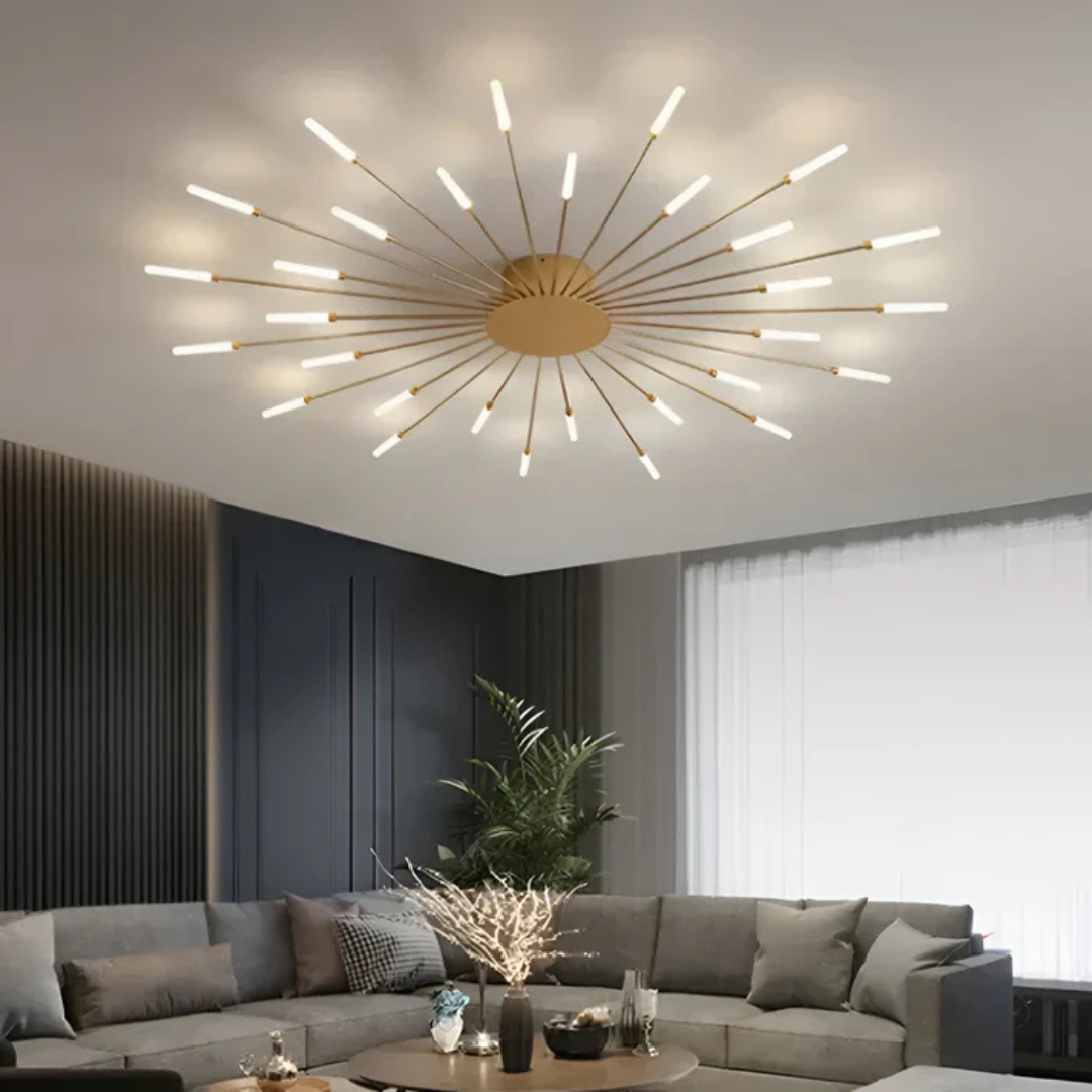 AstraGlow Luxe spiraalinen LED-kattovalaisin olohuoneeseen