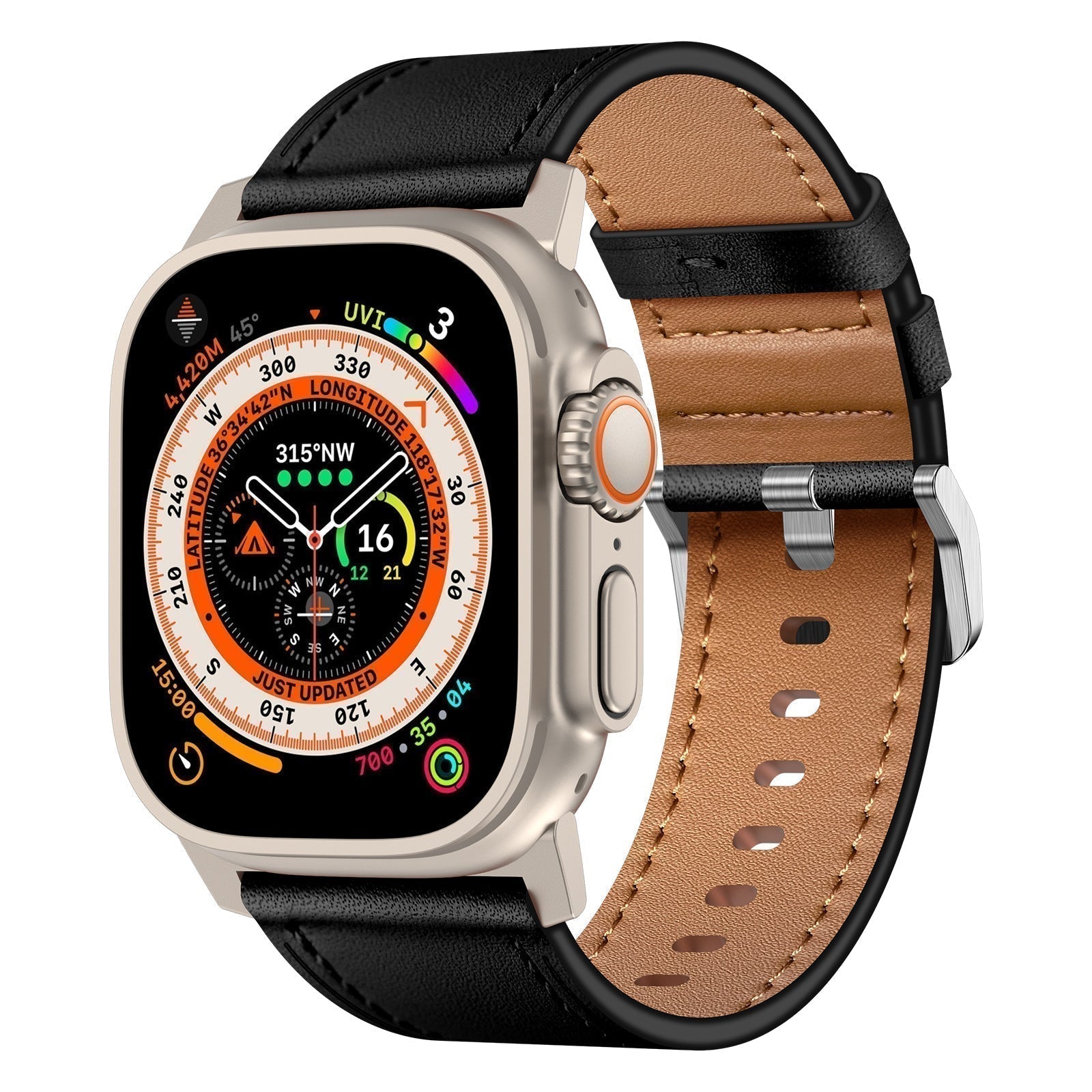 Summit Ridge Crazy Horse kožený řemínek pro Apple Watch, odolný