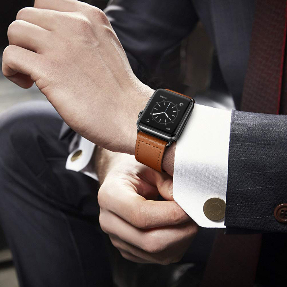 NovaBand Vegan Leather Strap for Apple Watch 140-220mm