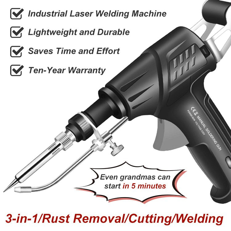 Rapid-Heat Electric Welder With Quick 20-Second Warm-Up And 2-In-1 Weld And Cut Handle