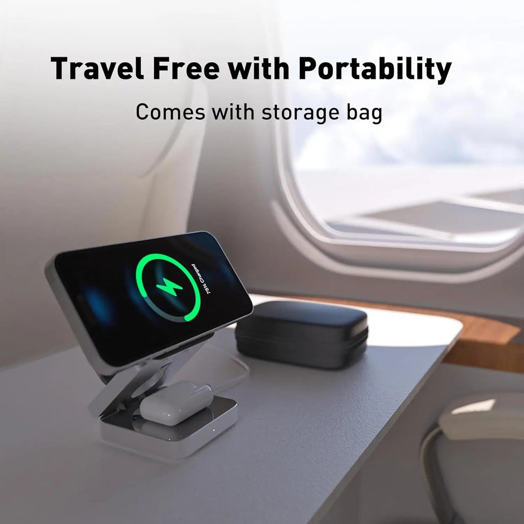 VeloCharge Magnetic Wireless Charger Three-In-One For IPhone AirPods And Apple Watch