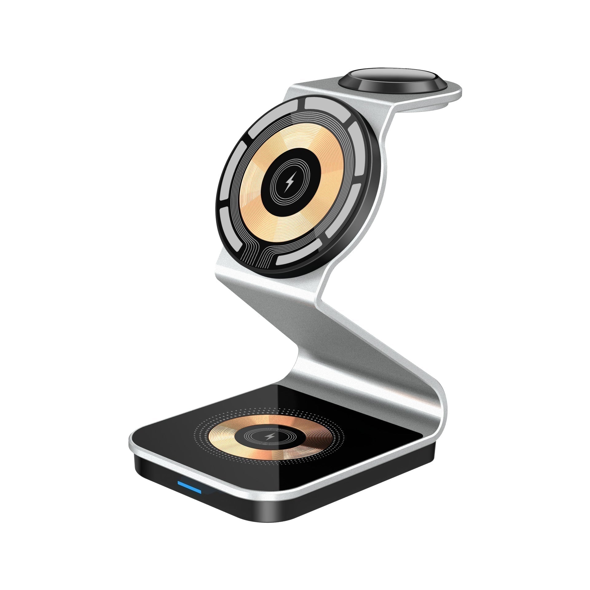 Magnetisches 3-in-1 kabelloses Ladegerät für Telefon, Ohrhörer und Uhr