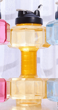 FlexDumbbell Wasserflasche 550ml Zwei-in-Eins Fitnessbegleiter für Fitnessstudio-Besucher