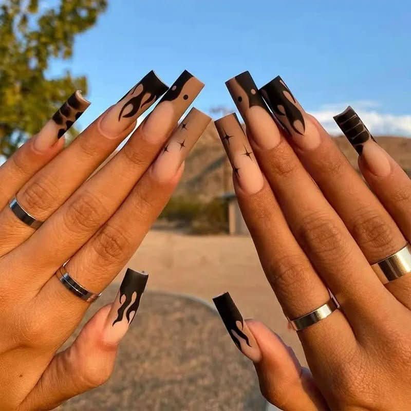 NovaGlam nalepovací nehty 24 růžových vzorů Rychlá aplikace pro okamžitý glamour pro profesionály