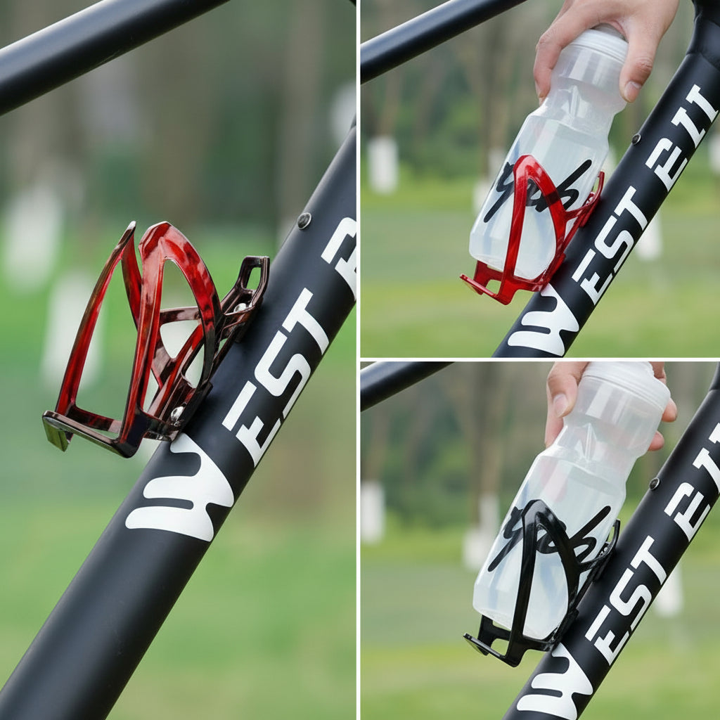HydroVault Ultralight Plastic Bottle Cage for MTB and Road Bikes