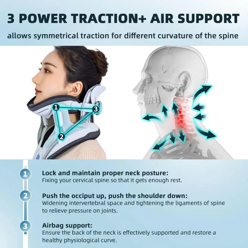 LuminaCerv Neck Relief Device For Daily Neck Comfort Plus Posture Support At Home