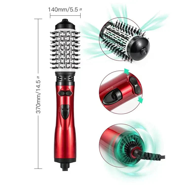 AeroGlow Hairbrush 3-In-1 For Effortless Styling And At-Home Results