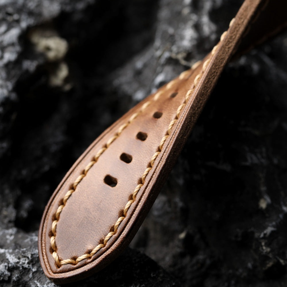 Nova Vintage Brown Premium Leather Strap For Apple Watch