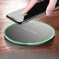 15W Pad do ładowania bezprzewodowego dla iPhone i Androida, elegancka ładowarka do domu i biura