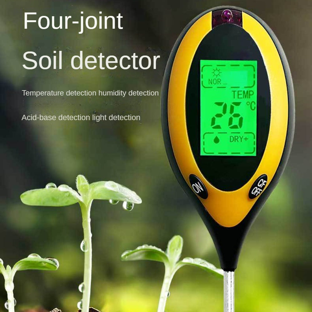 Soilmaster 4'ü 1 Arada Profesyonel Toprak Nem Ölçer Bahçeler İçin