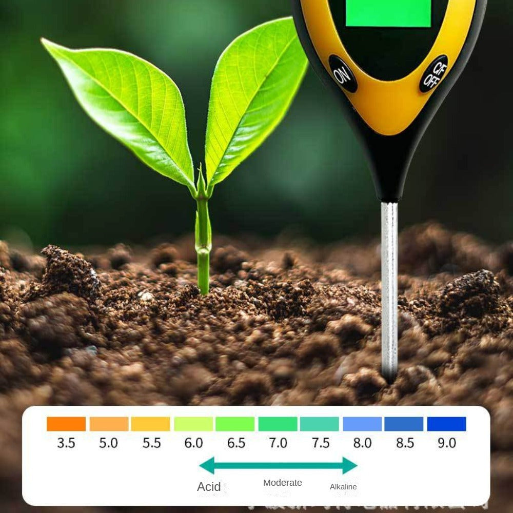 Soilmaster 4'ü 1 Arada Profesyonel Toprak Nem Ölçer Bahçeler İçin