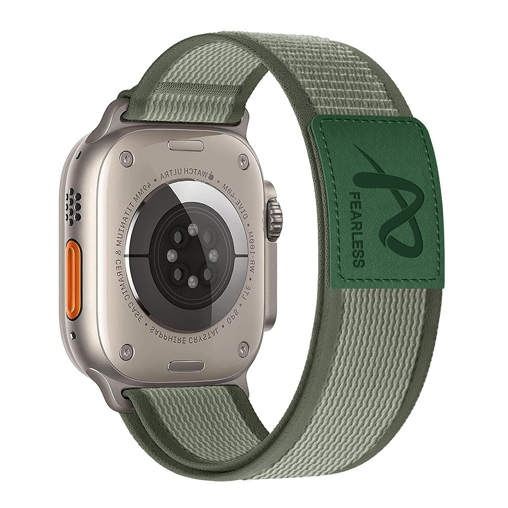 Cinturino in nylon a loop per orologio con chiusura a strappo per Apple Watch