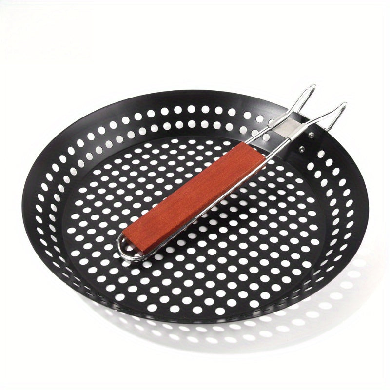 Grillround venkovní litinová pánev pro rovnoměrné grilování