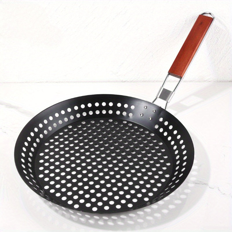 Grillround venkovní litinová pánev pro rovnoměrné grilování