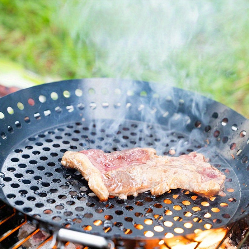Grillround venkovní litinová pánev pro rovnoměrné grilování
